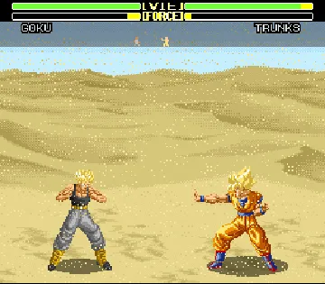 Dragon Ball Z - La Legende Saien (France) screen shot game playing